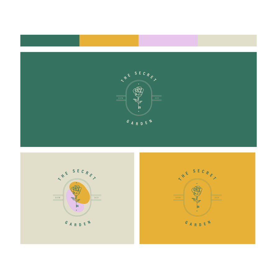 The Secret Garden brand identity